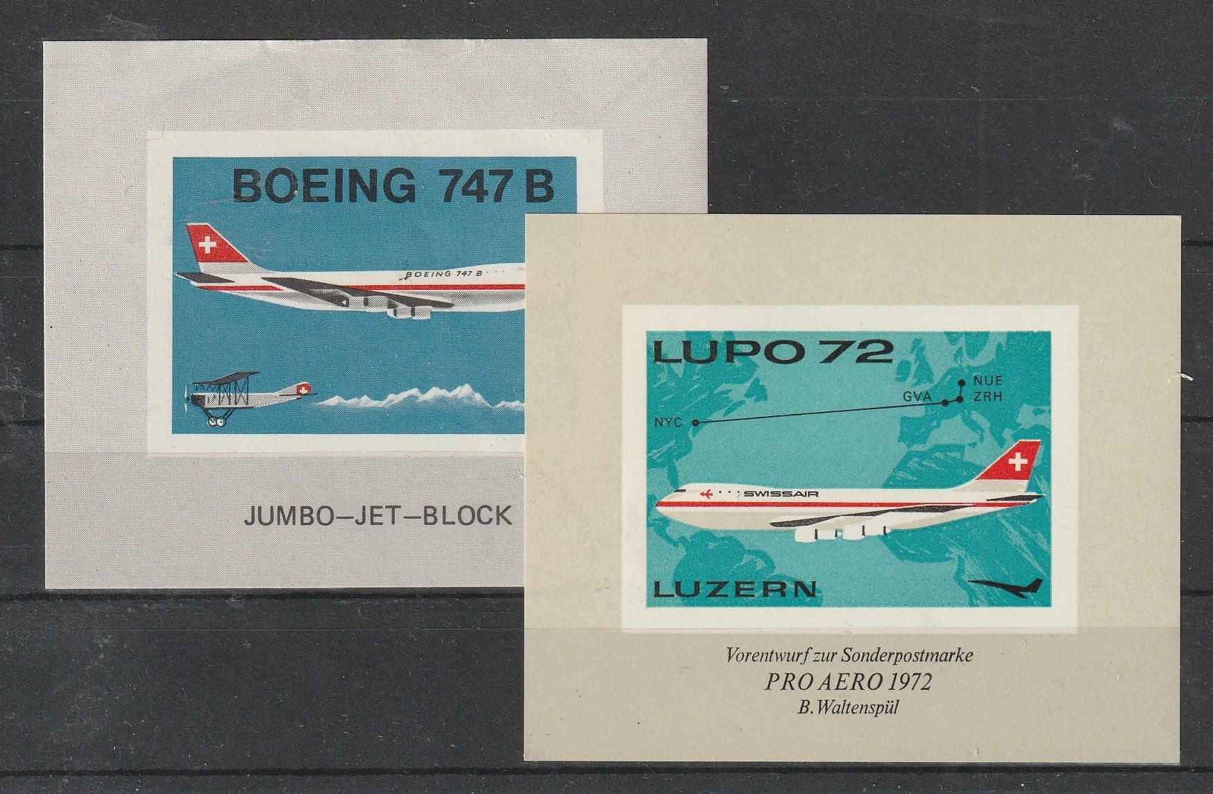 Tutti i francobolli: 2 VIGNETTEN BOEING 747b, LP – Nuovo (secondo la descrizione) da Bure venduto da Tarif