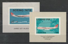 2 VIGNETTEN BOEING 747b, LP