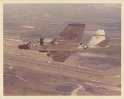 Pressefoto Martin RB-57F USAF auf Kodak Fotopapier