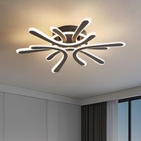 LED Deckenleuchte Blume 40W Dimmbar 2800–6000K Schwarz