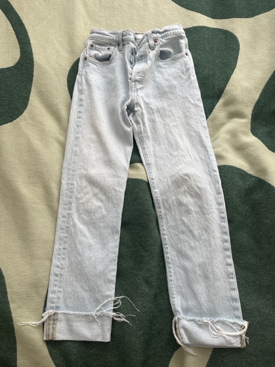 Levi's Jeans: Levis 501 Jeans, helle Waschung – Usato da Andwil SG venduto da sas_m9tn