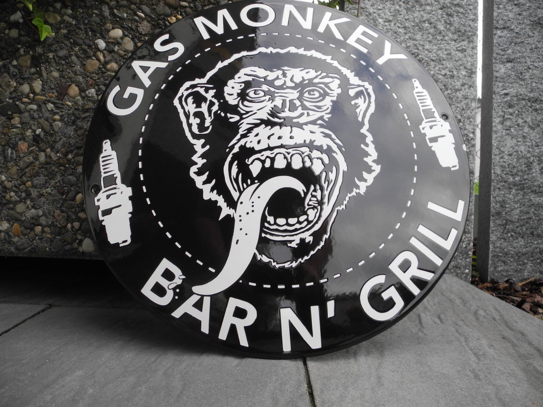 Schilder: GAS MONKEY  EMAILSCHILD – Neu (gemäss Beschreibung) aus Reinach AG von Huckleberrysix 2