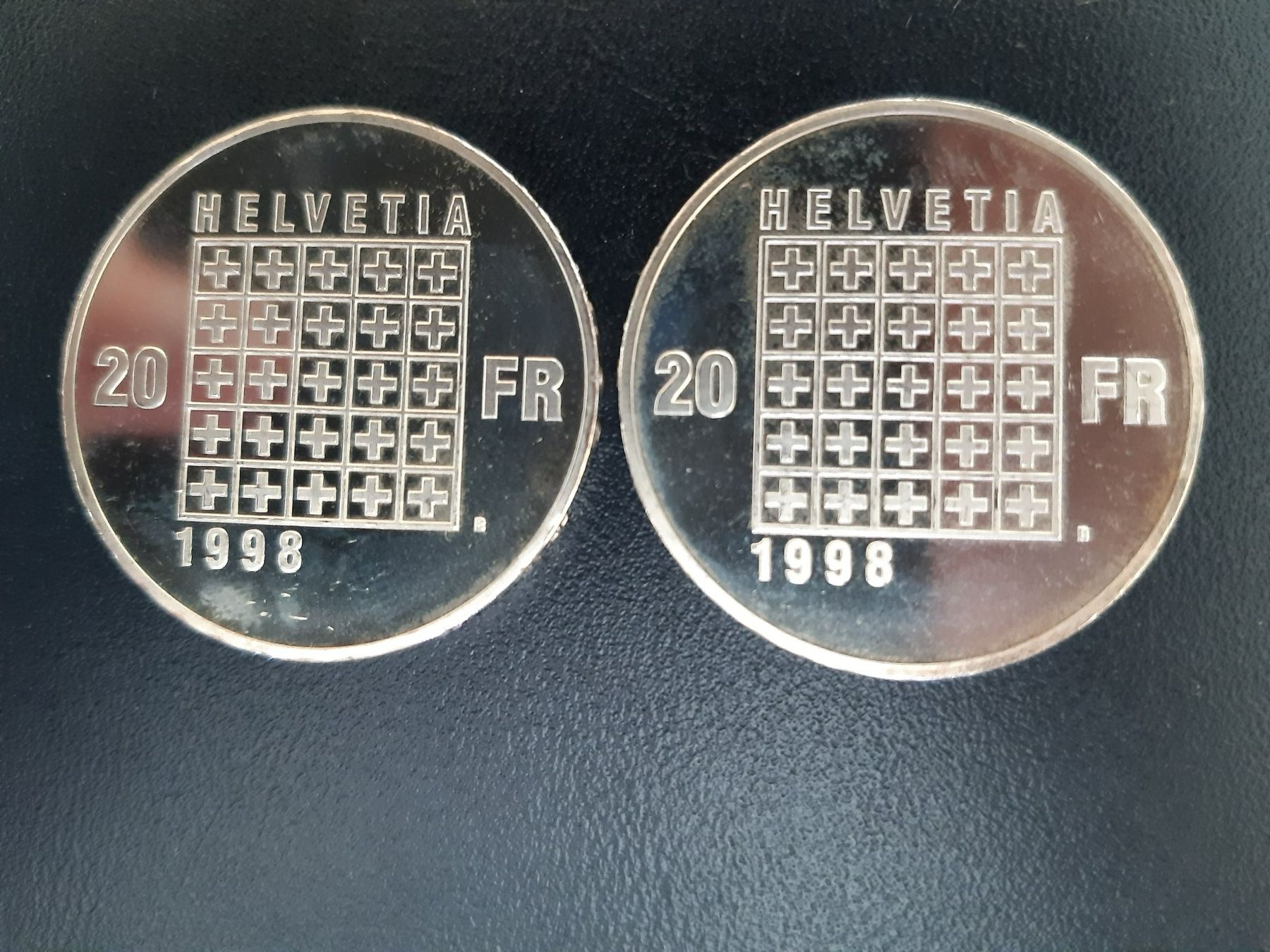 Tutti le monete: Pièces commémoratives Suisse 1998 – Nuovo e nell'imballaggio originale da Biel/Bienne venduto da Ligurie 1