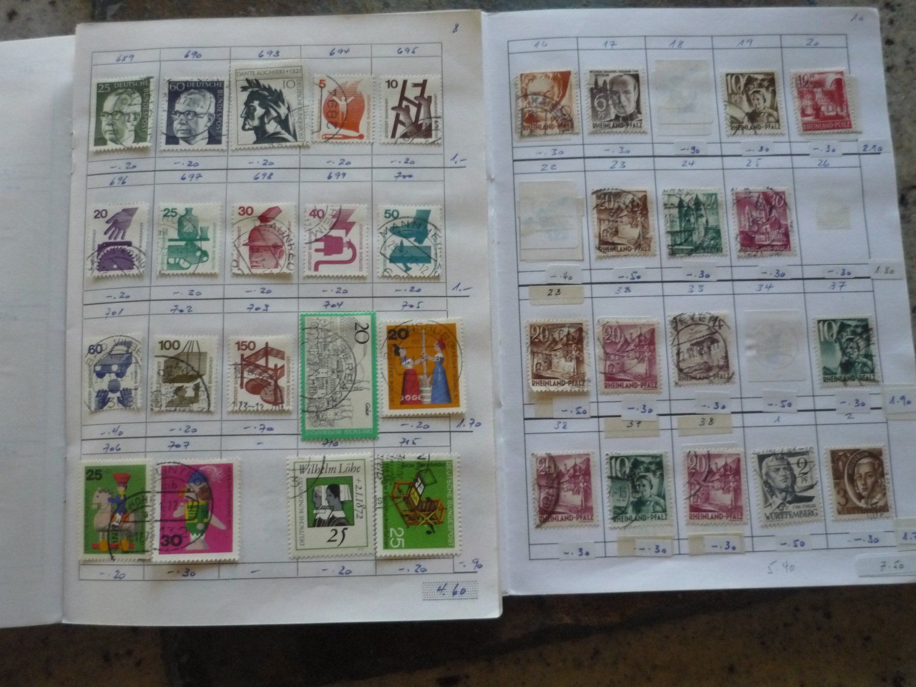 Tous les timbres: Deutsche Briefmarken – D'occasion à Langnau i. E. par Laendu7000 7