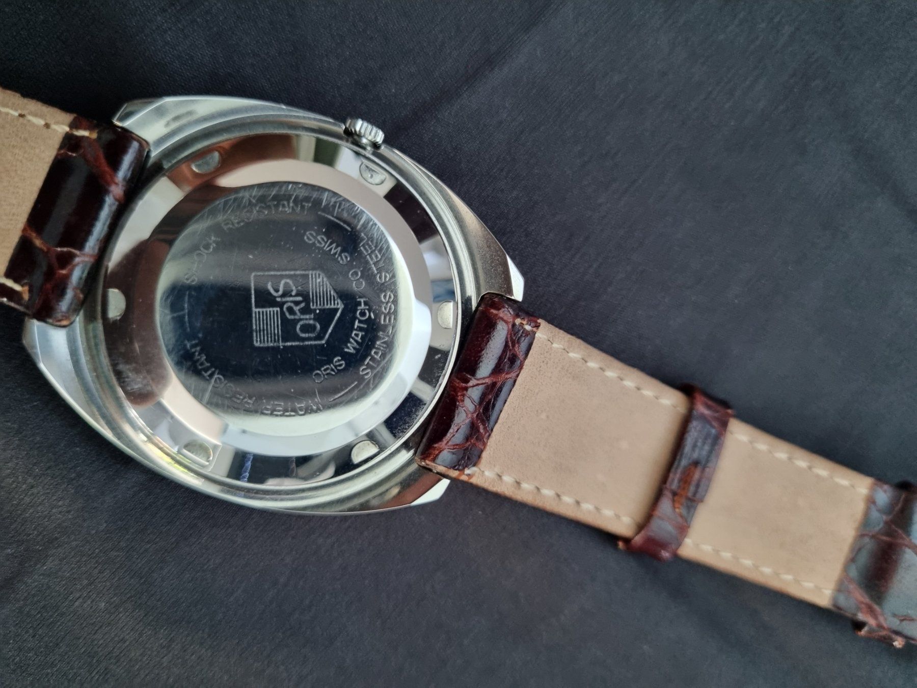 Oris Orologi: Magnifique et rare ORIS STAR Automatic Tons Havane Smokey – Usato da CHAMBESY venduto da HDS_Geneve 7