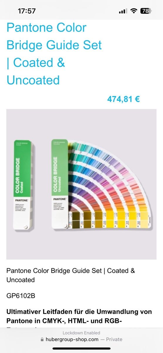 Farben: Pantone Formula Guide – Neu (gemäss Beschreibung) aus Wetzikon ZH von yirenai 3