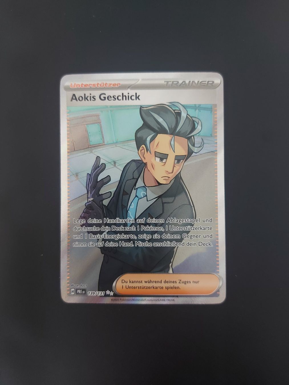 Pokémon Carte collezionabili: Aokis Geschick #139 Prismatic Evolutions DE(PRE) – Usato da Biasca venduto da Sara_Poke123