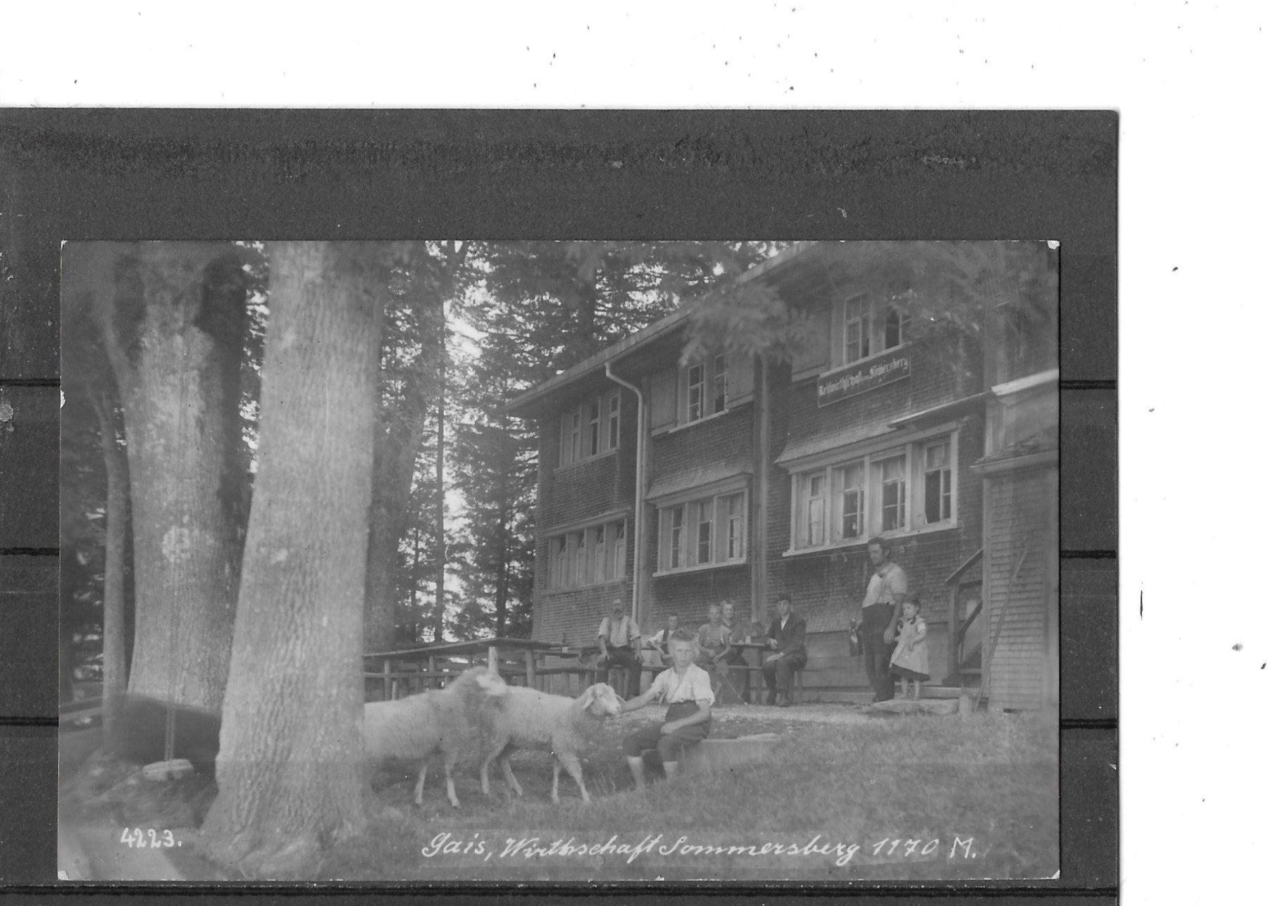 Cartoline postali: AR Gais Wirtschaft Sommersberg – Usato da Schocherswil venduto da Wilare
