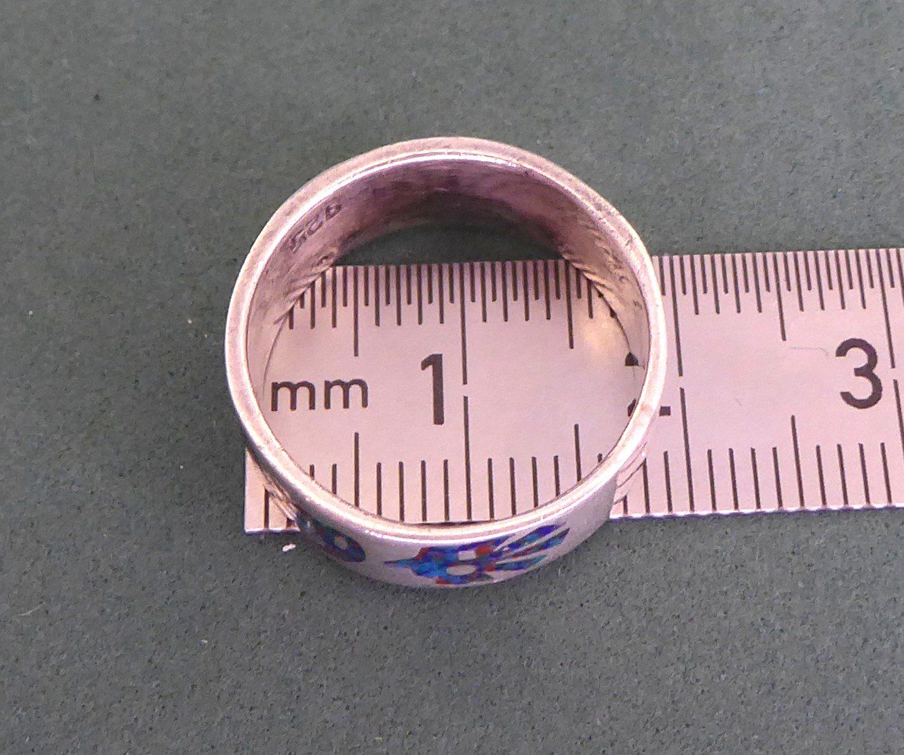 Bagues: Ring 925 Silber mit Emaille – D'occasion à Muri AG par silvermouse007 5