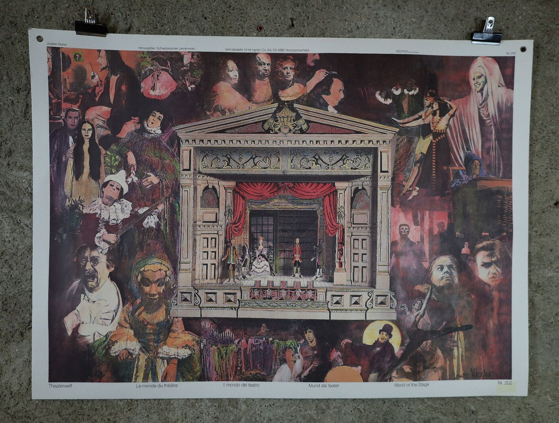 Foto & Immagini: Schulwandbild "Theaterwelt" J. Morier – Usato da Birrwil venduto da brandschatz_birrwil 1