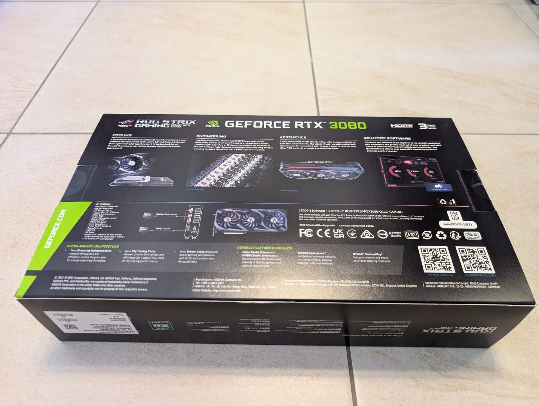 Asus Schede grafiche: ASUS ROG Strix GeForce RTX 3080 OC Edition 12GB – Usato da Cham venduto da Leoly1337 7