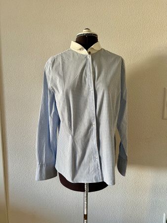 💙 Esmara Bluse Grösse 46 kariert blau-weiss wie neu 👔
