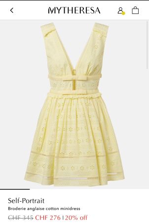 Self portrait dress