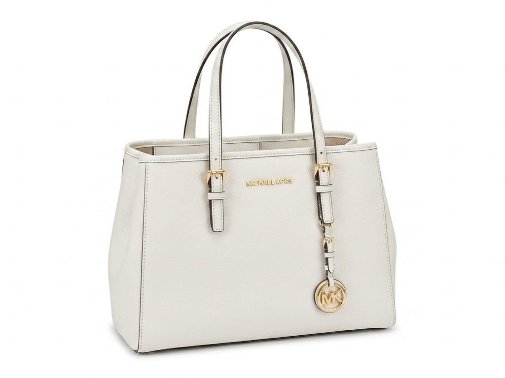 Michael Kors Borse da donna: Michael Kors Tasche weiss Leder – Usato da Allschwil venduto da lor_s7nz