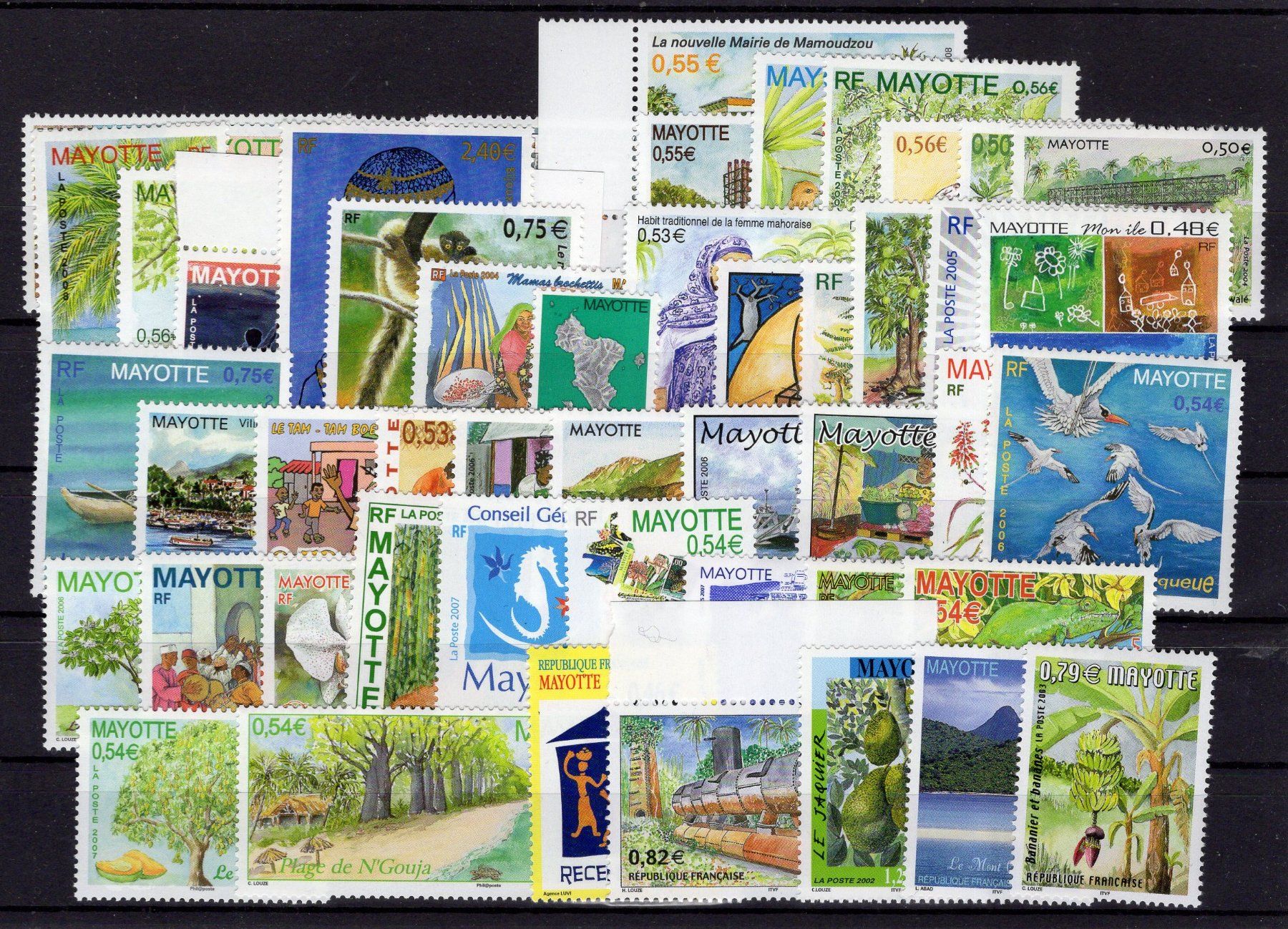Tutti i francobolli: R5218  /  MAYOTTE 2002-2009 neufs XX – Nuovo (secondo la descrizione) da Ste-Croix venduto da MONT-TAGNAC 1