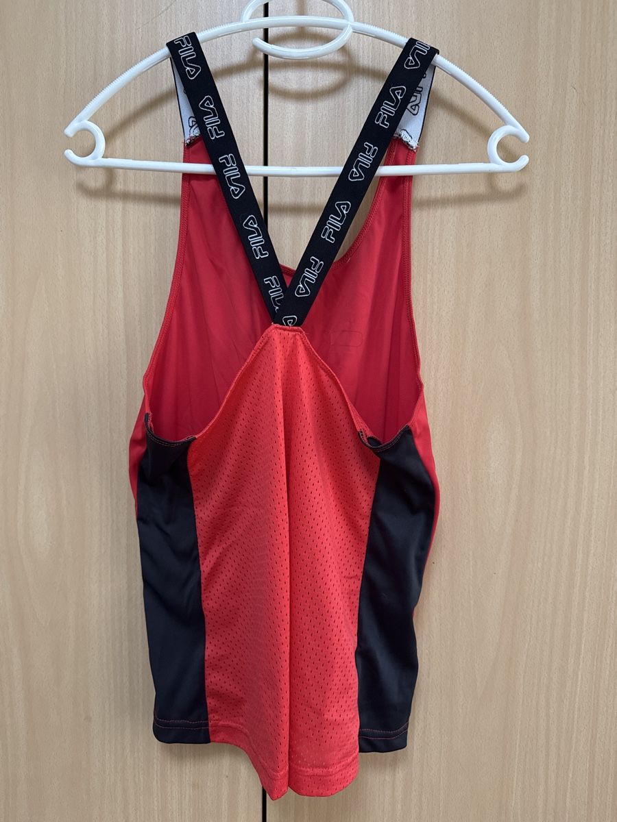 Fila Tops: Fila Sporttop, Rot/Schwarz, Grösse S – Neu (gemäss Beschreibung) aus Thun von Vans_98 1