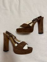 Prada Platform Sandals 36 , Brown Suede Leather, Size 36 🔥