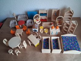 Viele Holzmöbel Pinocchio  Geneve für Puppenhaus. Ab 1.-