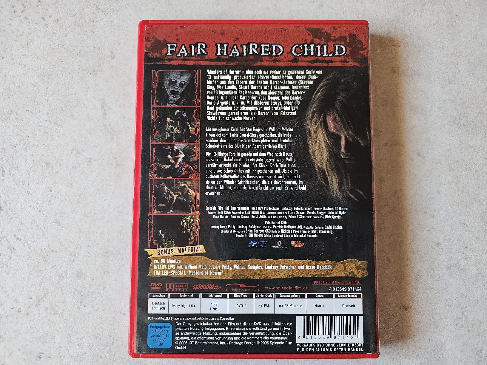 Tutti i DVDs: Fair Haired Child   (William Malone) – Usato da Schneisingen venduto da backstore24 1