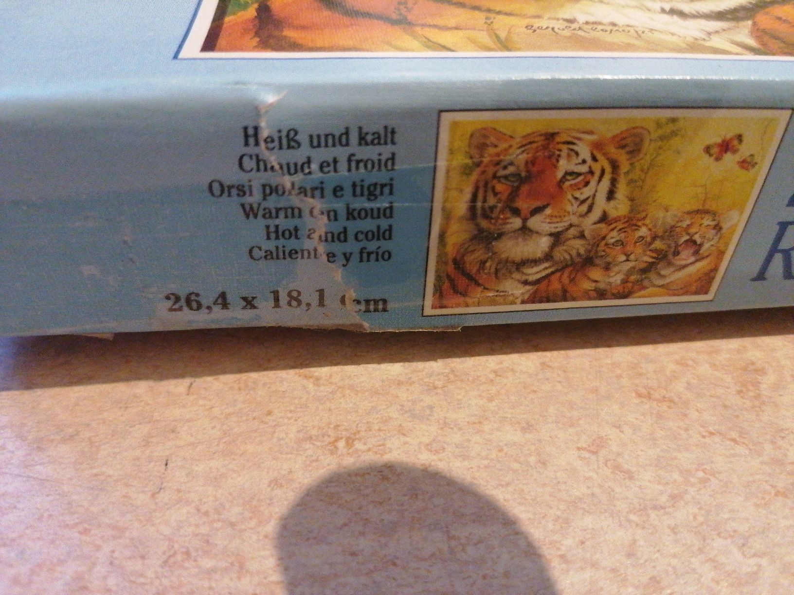 Ravensburger Puzzle: 2x Ravensburger Puzzle 2x20 Teile Tiger & Eisbär – Usato da Klingnau venduto da vollmond36 3