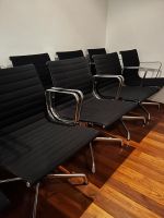 4 Eames EA 108 Stühle von Vitra in Hopsak Schwarz