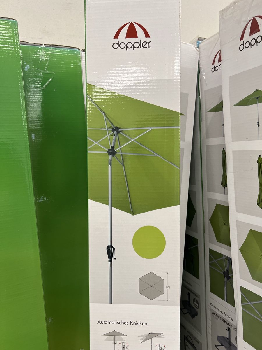 Sonnenschirme: Parasol Doppler Active 280, inclinable, vert pomme neuf – Neu und originalverpackt aus Urtenen-Schönbühl von Big.sanad 2
