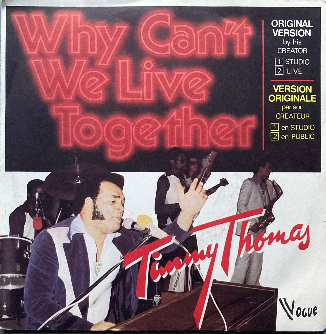 Schallplatten: TIMMY THOMAS - WHY CAN'T WE LIVE TOGETHER – Gebraucht aus Poliez-Pittet von Newtown-Records