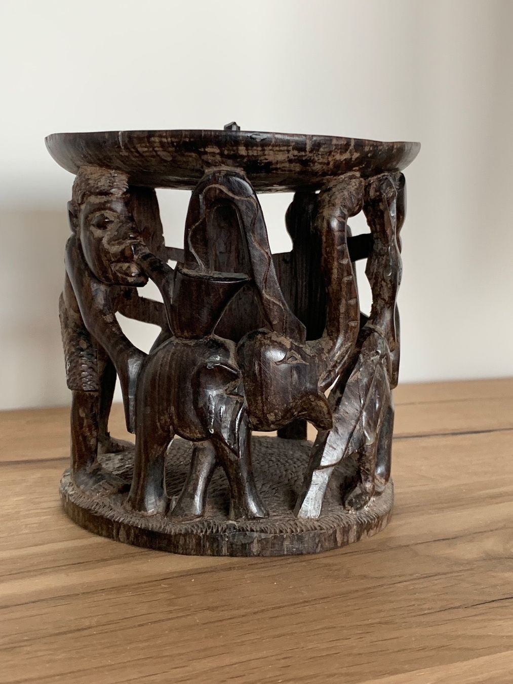 Portacandele: Kerzenständer Ebenholz Afrika – Usato da Bülach venduto da Berimbau0 1