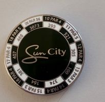 Sun City Golf Marker/ Jetons NEU 4cm