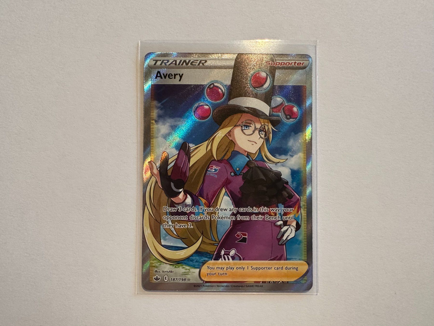 Pokémon Carte collezionabili: Trainer Avery Chilling Reign EN – Nuovo (secondo la descrizione) da Hagendorn venduto da Pokecollectorch