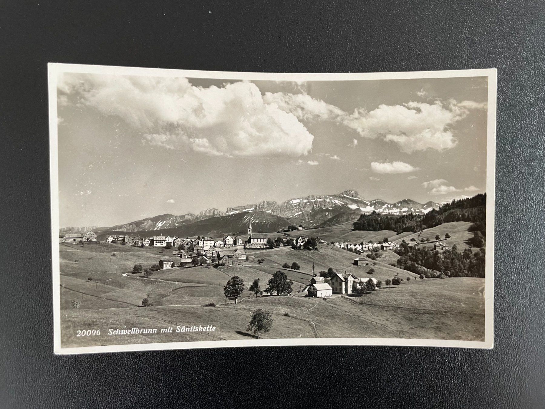 Cartoline postali: AK AR Schwellbrunn mit Säntiskette – Usato da Thal venduto da Danny82