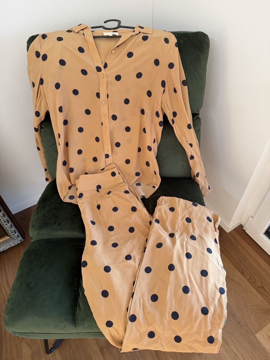 Sezane Blusen: Sezane Hemd und Hose Polka Dot Seide – Neu (gemäss Beschreibung) aus Mühleberg von ste_7ydk 1