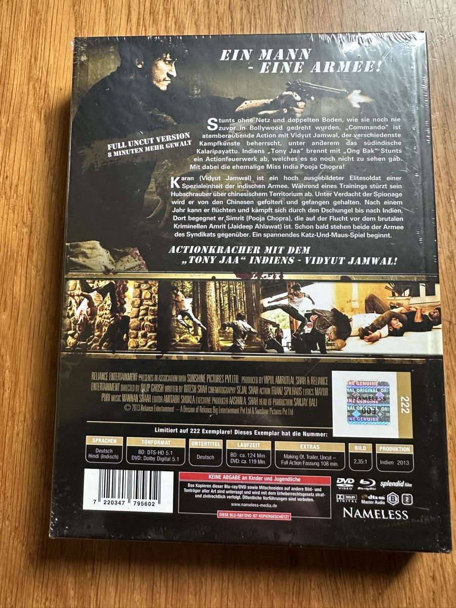 Tutti i DVDs: Commando Mediabook neu OVP, Nameless – Nuovo e nell'imballaggio originale da Benken ZH venduto da Audi-erich 1