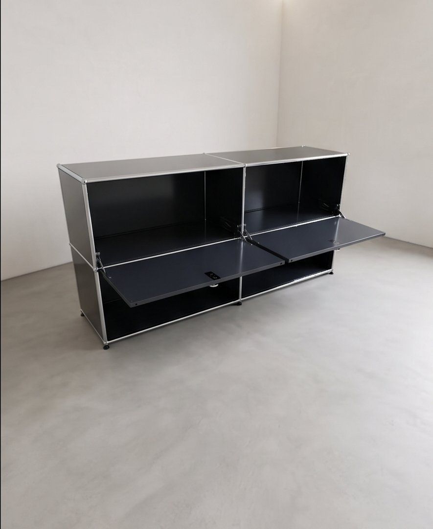 USM Cassettiere: USM Haller Sideboard, anthrazitgrau, abschliessbar – Usato da Möhlin venduto da Pas_kye3 1