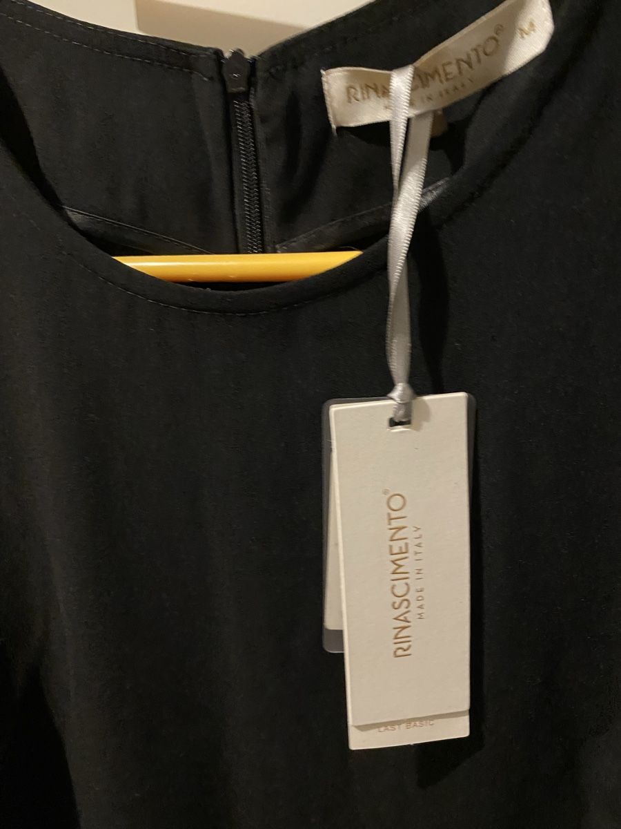 Robes: Robe noire avec franges Rinascente Taille M neuve – Neuf avec emballage d'origine à Nyon par rab_vl5j 2