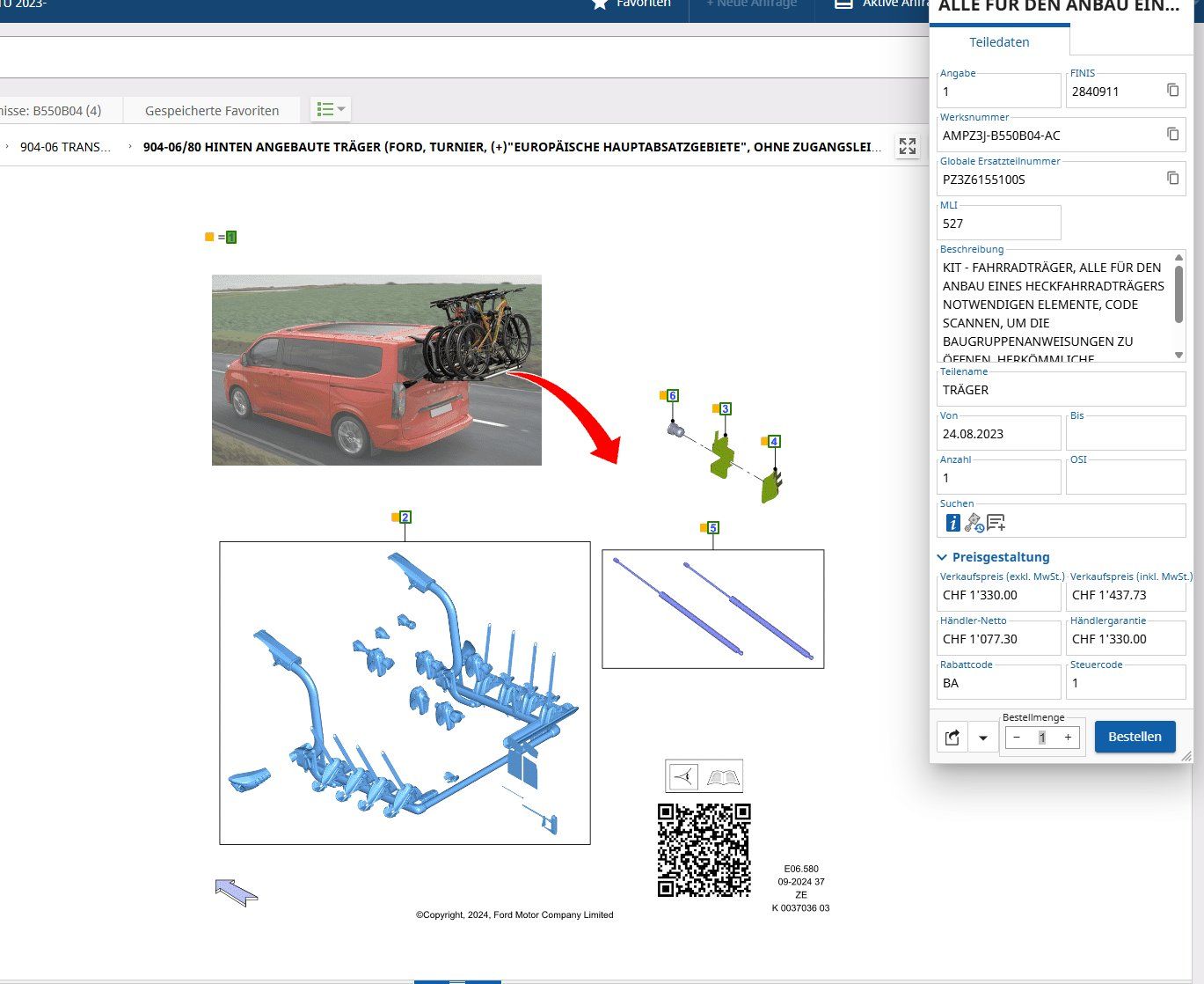 Balken: Veloträger – Gebraucht aus Seuzach von Garage-Carr-Moser-AG 3