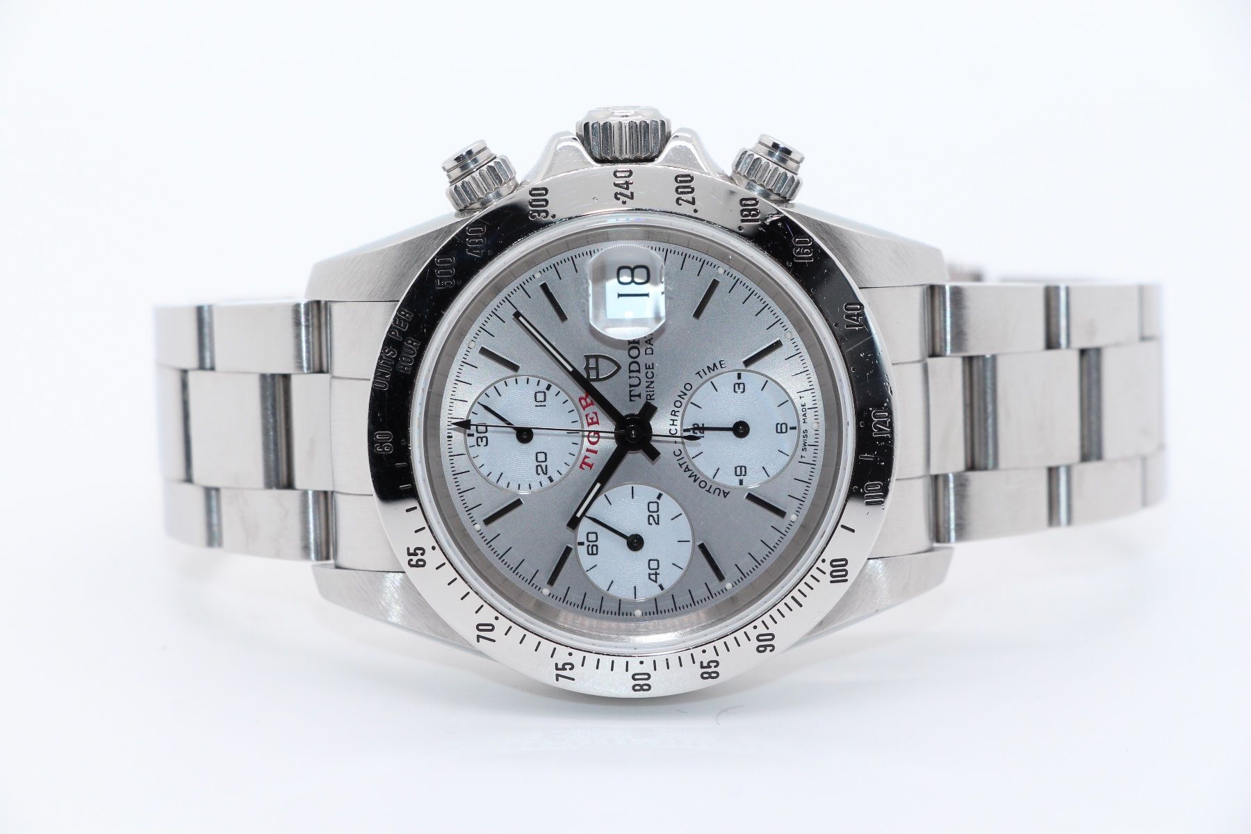Tudor Uhren: Tudor Tiger Prince Date Chronograph Ref. 79280, Box & Papers – Gebraucht aus Zug von eMDi_Collection