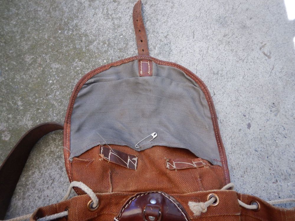 antiker alter Rucksack 1930 1940 Einsetzbar | Kaufen auf Ricardo