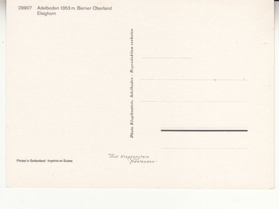 Cartes postales: Adelboden ca. 1970 – D'occasion à Bürglen TG par StampGraf 1