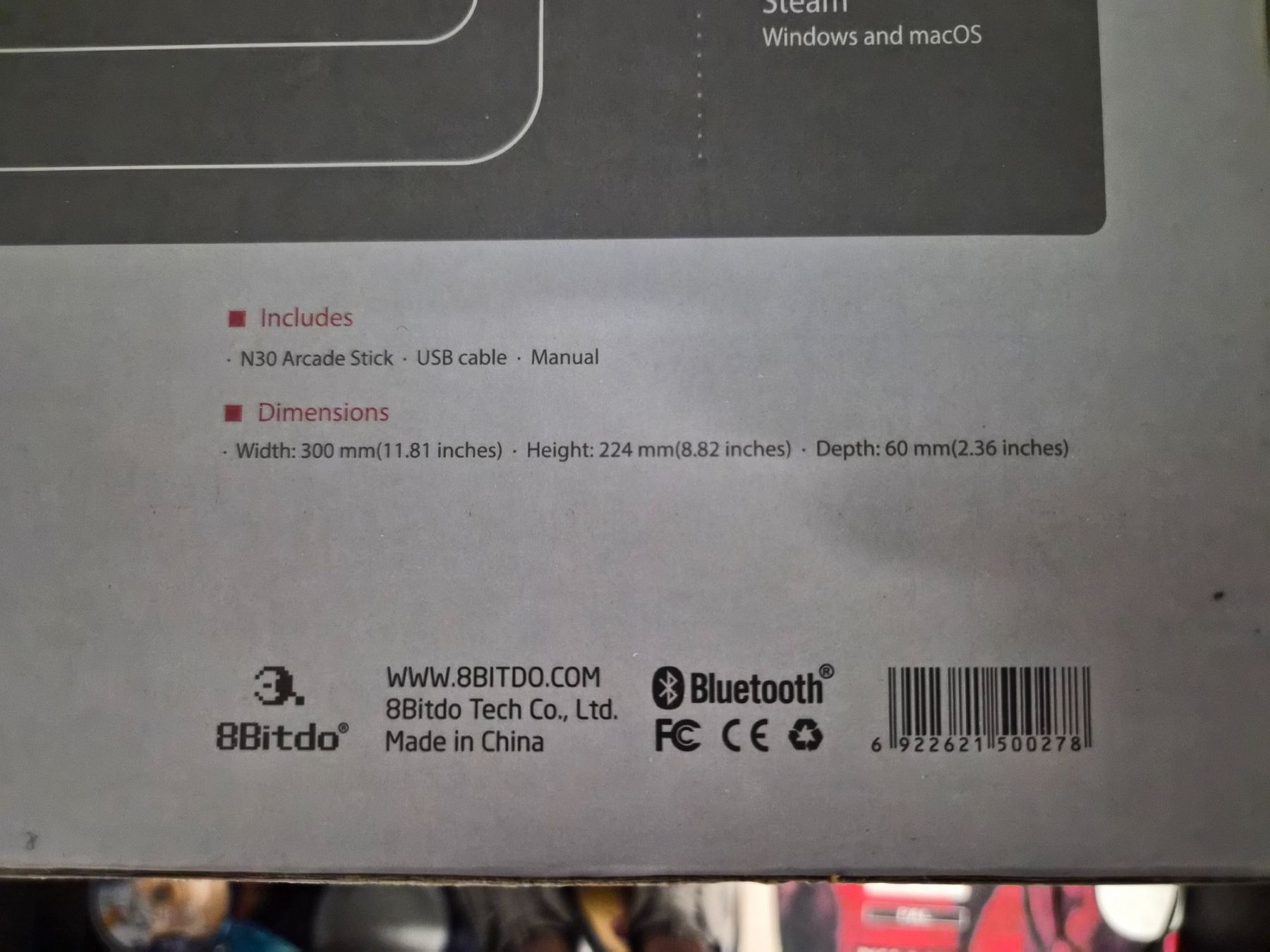 8BitDO Controller: 8Bitdo N30 Arcade Stick Bluetooth NEU nie gebraucht! – Nuovo e nell'imballaggio originale da Zürich venduto da Joselito0 4