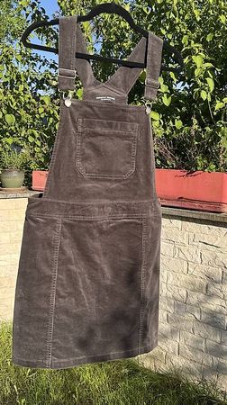 Dunkelgraues Latzkleid Dorothy Perkins Gr. 40
