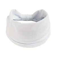 Yoga Stirnband breit dehnbar Weiss - Neu