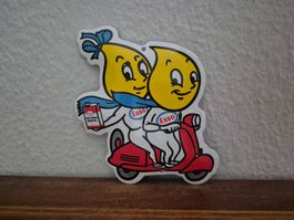 Emailschild Esso Tankstelle Tanksäule Roller Emaille Schild