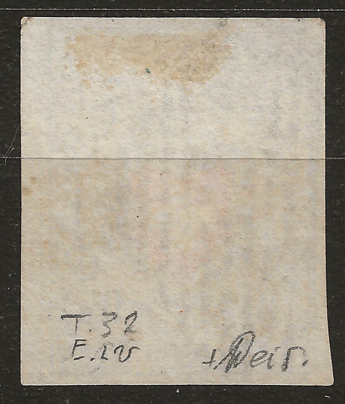 Alle Briefmarken: Rayon II Stein E-LU Type 32 / Fehlerfreie Marke / Attest – Gebraucht aus Zürich von Snoopy74 1