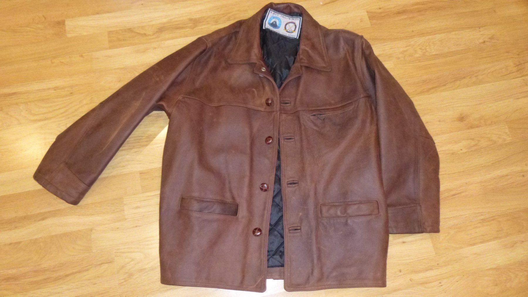 Giacche: Lederjacke dunkelbraun Damen oder Herren / M – Usato da Triengen venduto da misterpicknicker