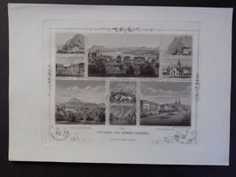 Luzern Souvenirblatt von Ringger
