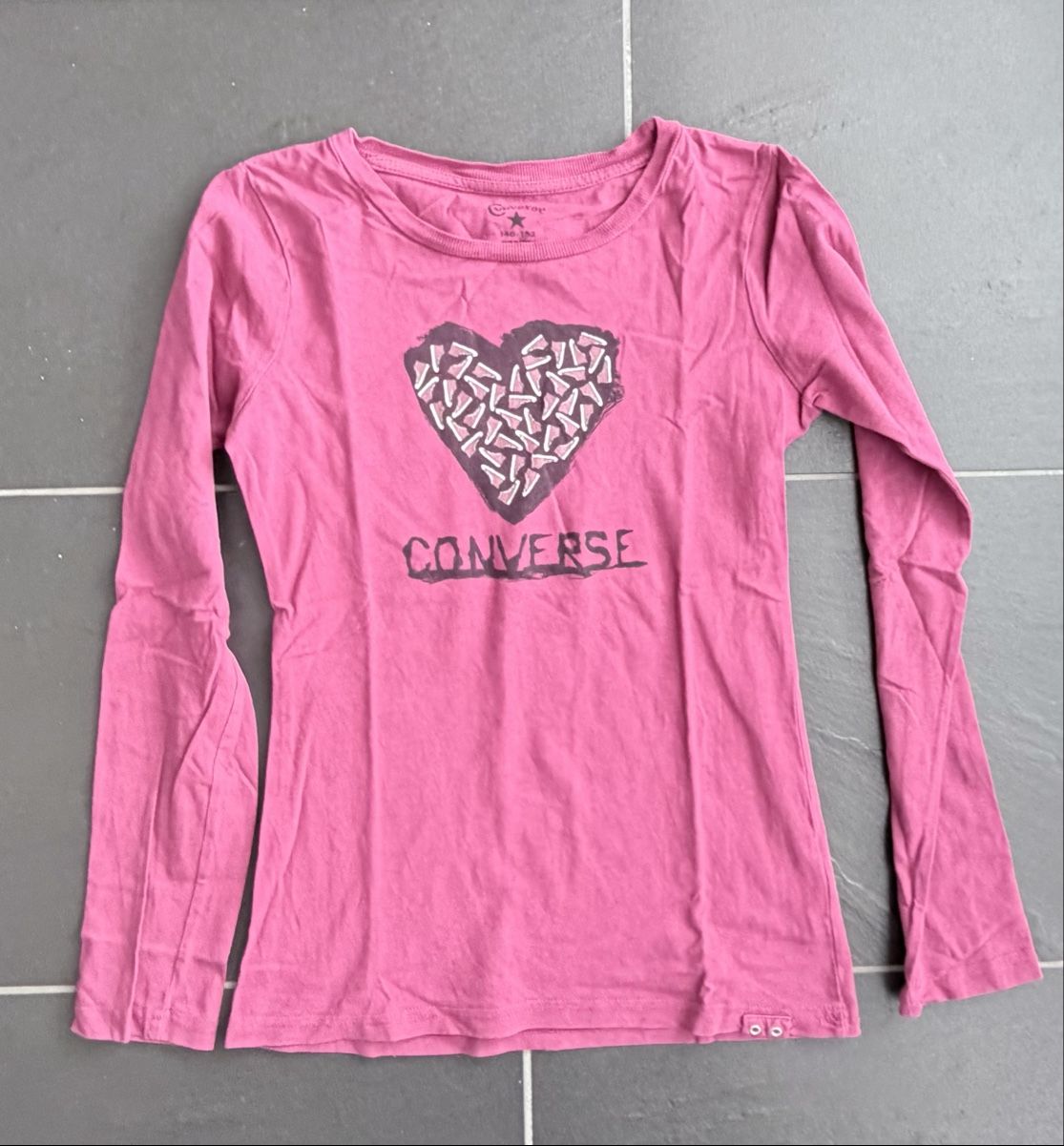 Converse Maglioni & Felpe: Shirt CONVERSE, 146/152, bordeauxrot – Usato da Embrach venduto da cohazo