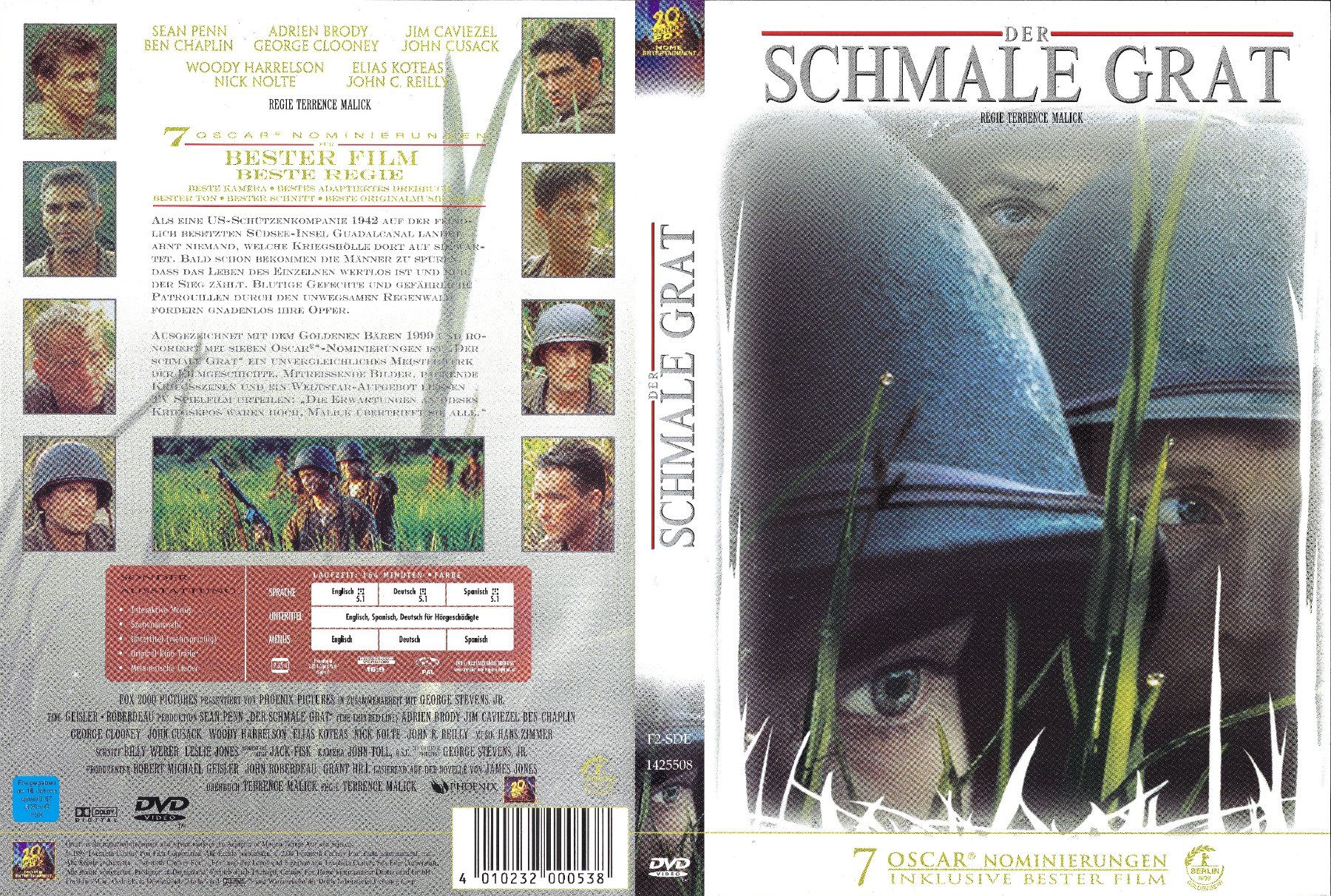 Alle DVDs: Der schmale Grat – Gebraucht aus Zürich von Cineasten
