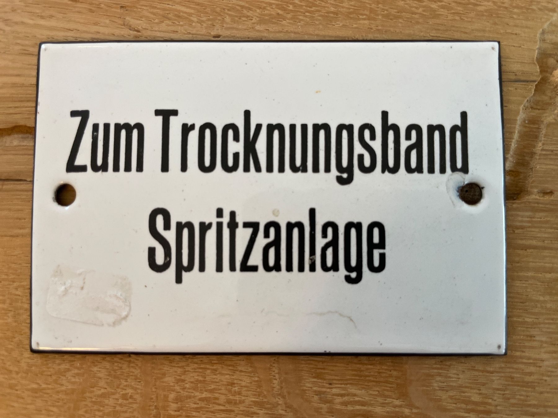 Insegne: Hinweisschild aus Email ca. 1980 – Usato da Winterthur venduto da cheerio97 1