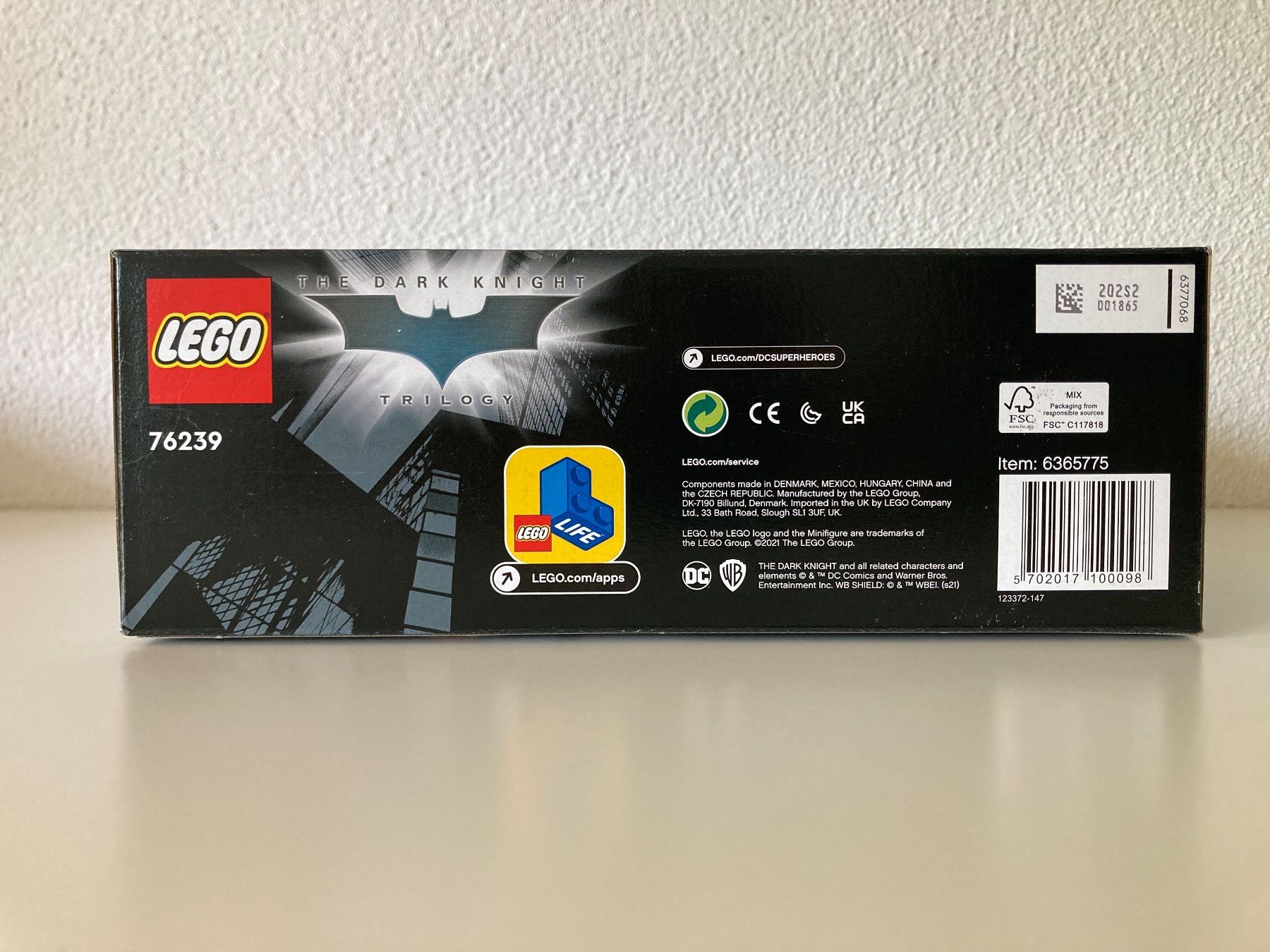 Lego Kit di costruzioni: Lego Batman 76239 Batmobile Tumbler – Nuovo e nell'imballaggio originale da Beringen venduto da pkr_z622 5